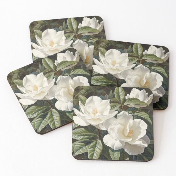 Item preview, White Gardenias  designed and sold by Vanover Designs.
