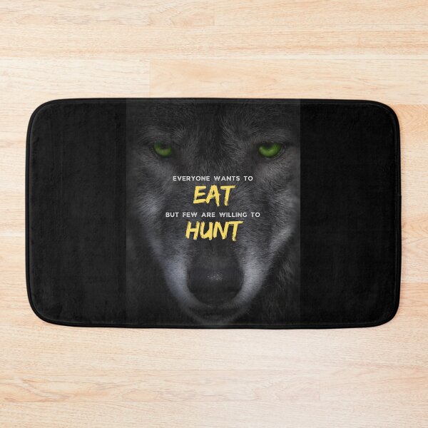 Item preview, Green Eyes Wolf Head Motivational Quote designed and sold by hiunlimit.
