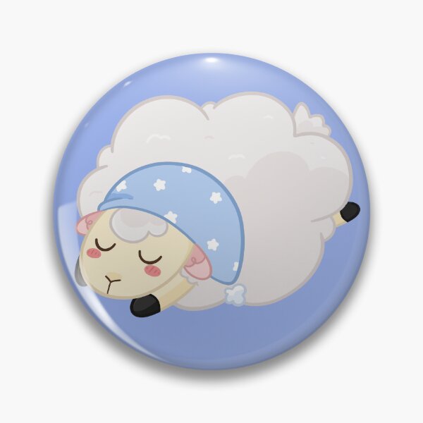 Item preview, Sleepy Sheep Sticker [OC] designed and sold by SketchandSleep.