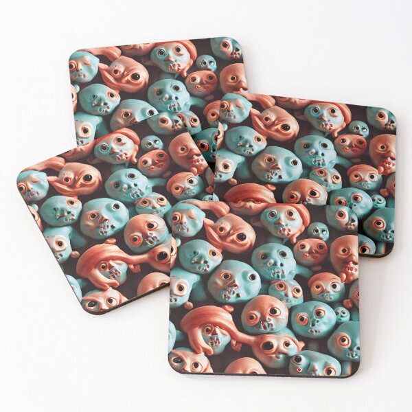 Item preview, Adorable Halloween Monsters - Seamless Pattern designed and sold by Chubuter.