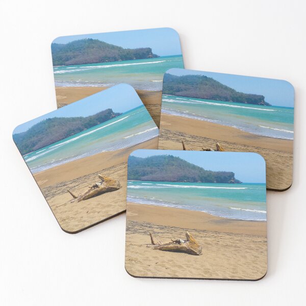 Item preview, Two dead woods at a sand beach designed and sold by kall3bu.