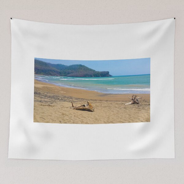 Item preview, Two dead woods at a sand beach designed and sold by kall3bu.