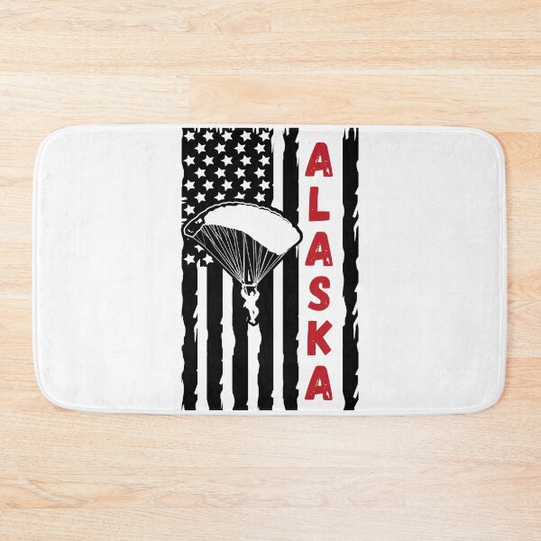 Item preview, Alaska America USA - Vintage Paragliding Skydiving Parachuting Parasailing Logo designed and sold by Vintage-TM.