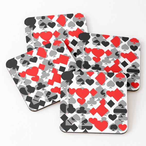 Item preview, CASINO ART CARD SUITES RED ART designed and sold by sharlesart.