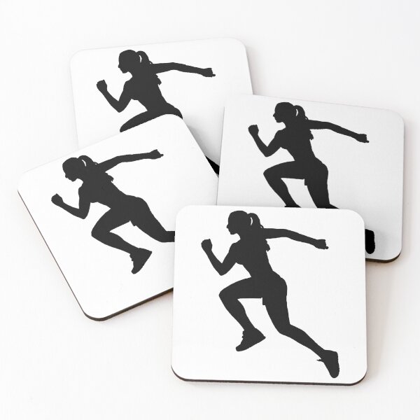 Item preview, running woman silhouette designed and sold by Val art.