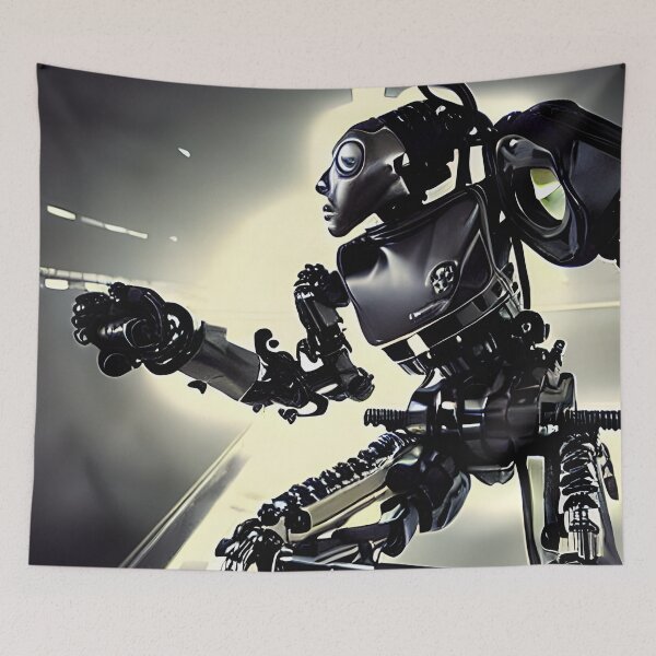 Item preview, Robot in the style of famous art. designed and sold by CRAFTER-MEDIA.