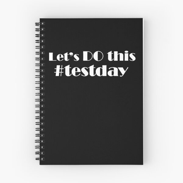 Item preview, Lets do this #testday (white) designed and sold by EmeraldeaArt.