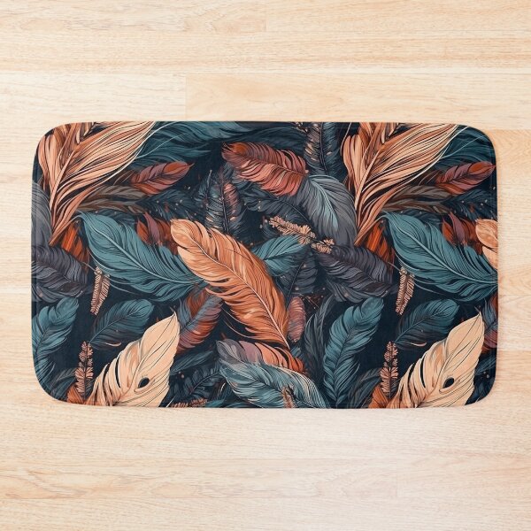 Item preview, patrón de plumas designed and sold by InkVibe.