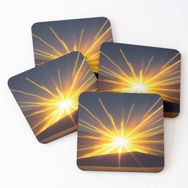 Item preview, Brilliant Golden Sun Rising Over the Mountain Peak designed and sold by deniselynnimage.