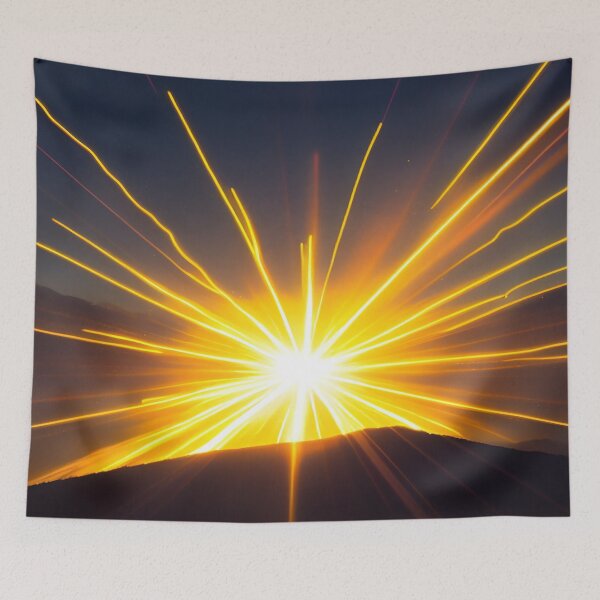 Item preview, Brilliant Golden Sun Rising Over the Mountain Peak designed and sold by deniselynnimage.