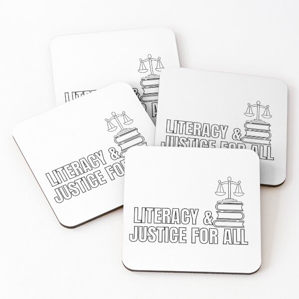 Item preview, Literacy and justice for all designed and sold by Anchorbutterfly.