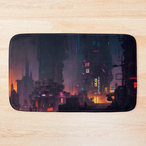 Item preview, Sunset City Skyline - Cyber City Scene designed and sold by Delerat7.