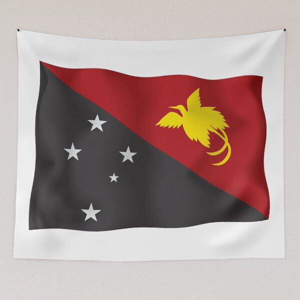 Item preview, 3D Animated Waving Flag of Papua New Guinea designed and sold by drsaver.