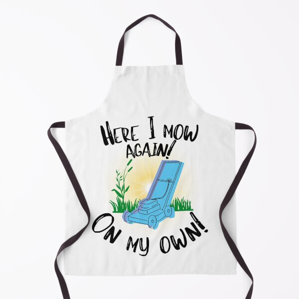 Item preview, here i mow again, lawn care designed and sold by T-shirtJohny.