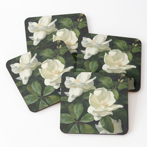 Item preview, White Gardenias  designed and sold by Vanover Designs.