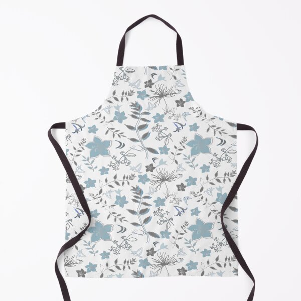 Item preview, Pastel dove blue earth tone dandelions designed and sold by DixieArt99.