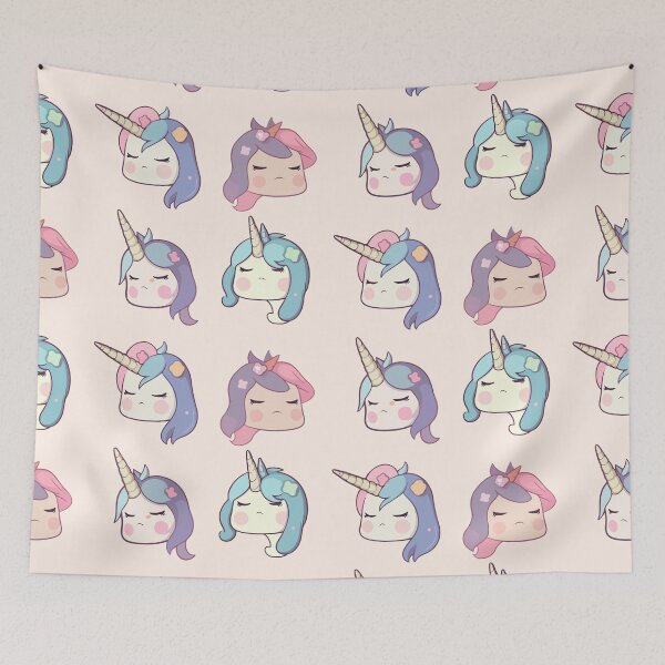 Item preview, Kawaii Unicorn Sticker Pack designed and sold by StickerWorlds.