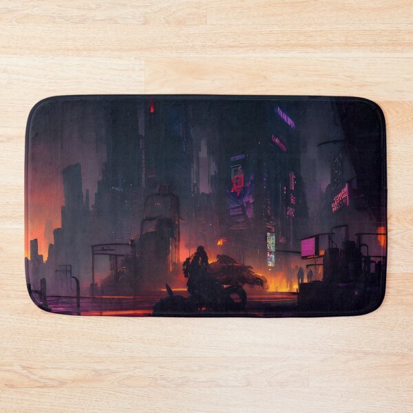 Item preview, Sunset City Skyline II - Cyber City Scene designed and sold by Delerat7.