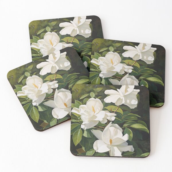 Item preview, White Gardenias  designed and sold by Vanover Designs.