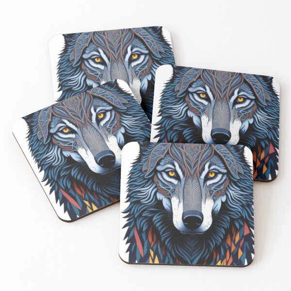 Item preview, Mandala Wolf designed and sold by IlustracionesLF.