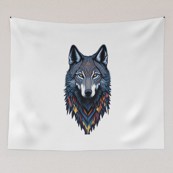 Item preview, Mandala Wolf designed and sold by IlustracionesLF.