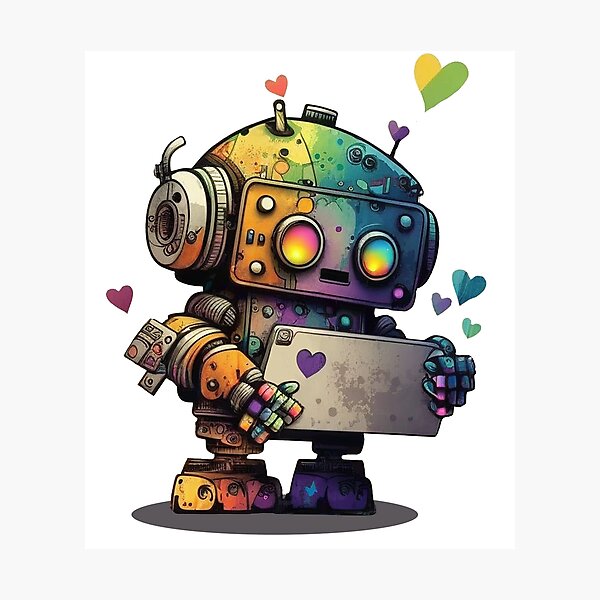 Item preview, Robot Love Letter designed and sold by SharpCookie.