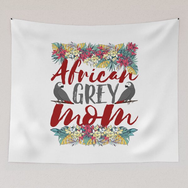 Item preview, African Grey Mom Parrot Bird designed and sold by jaygo.