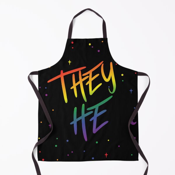 Item preview, Pride Flag Stars They/He Pronouns designed and sold by MoonMint.