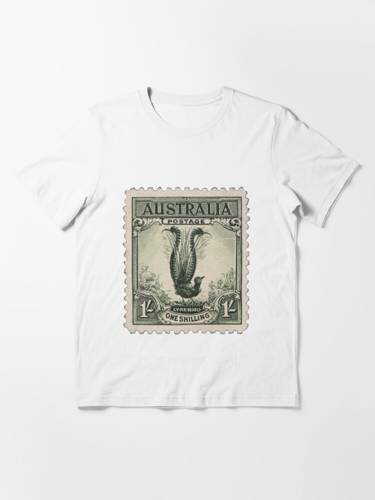 Australia Lyre Bird Vintage Postage Stamp | Essential T-Shirt
