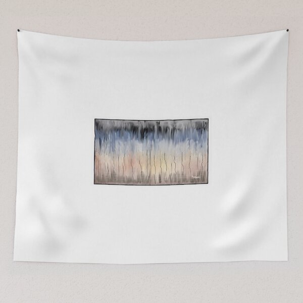 Item preview, Grey and Beige abstract  designed and sold by Sukhpal Grewal Ethnic Art.