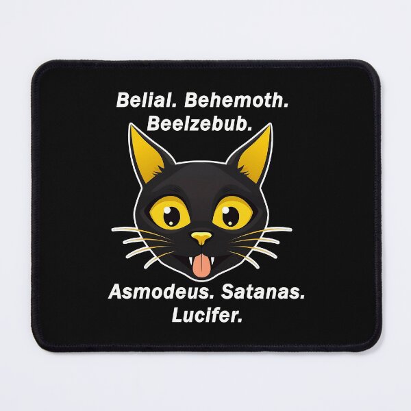 Item preview, Belial. Behemoth. Beelzebub. Asmodeus. Satanas. Lucifer. designed and sold by Tragicoma.