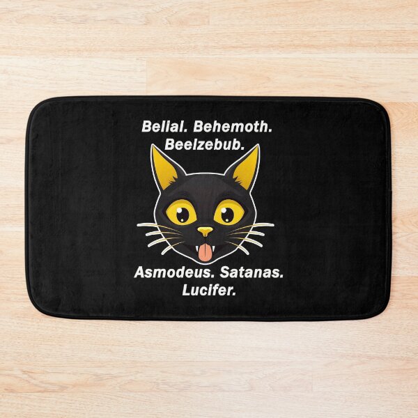 Item preview, Belial. Behemoth. Beelzebub. Asmodeus. Satanas. Lucifer. designed and sold by Tragicoma.