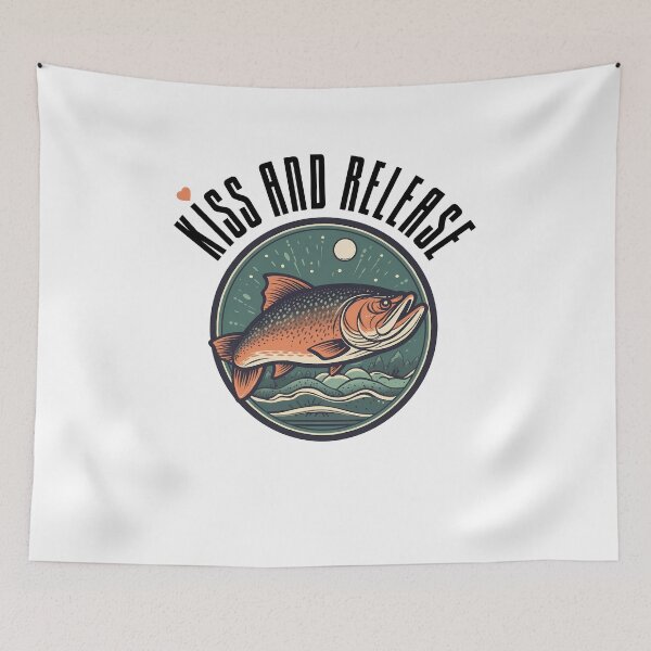 Item preview, Fishing with norm, Kiss and release designed and sold by Teescount.