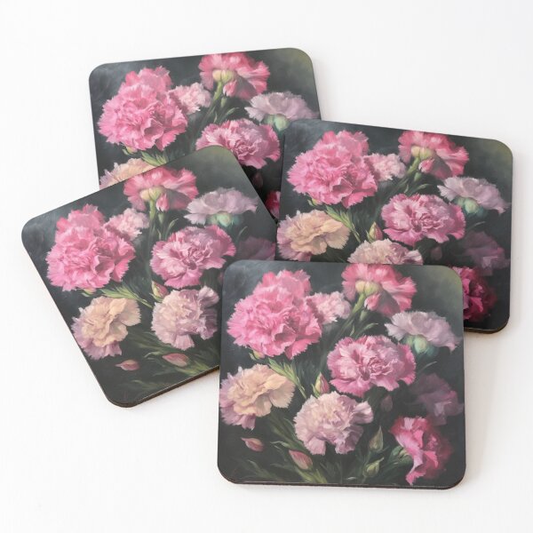 Item preview, Pink Carnations  designed and sold by Vanover Designs.