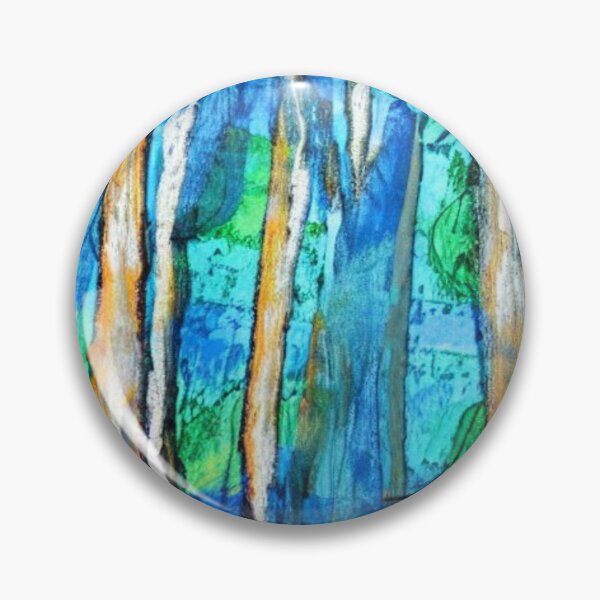 Item preview, Blue Abstract Trees designed and sold by kissuquick.