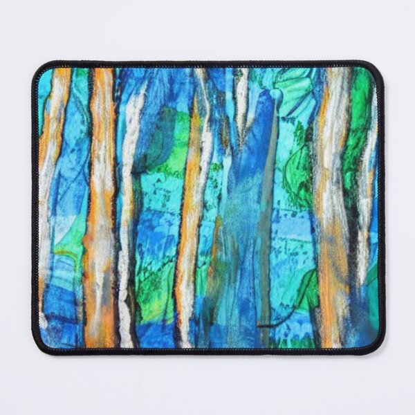 Item preview, Blue Abstract Trees designed and sold by kissuquick.