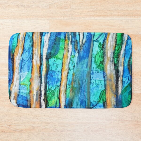 Item preview, Blue Abstract Trees designed and sold by kissuquick.