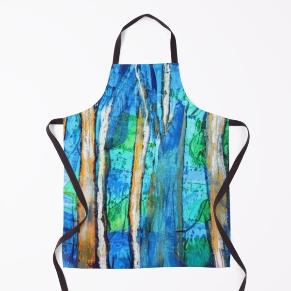 Item preview, Blue Abstract Trees designed and sold by kissuquick.