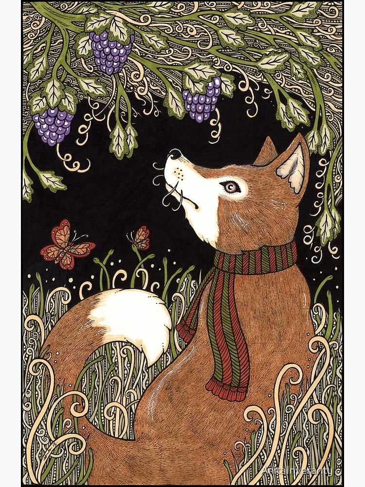 The Fox and the Grapes by AnitaInverarity