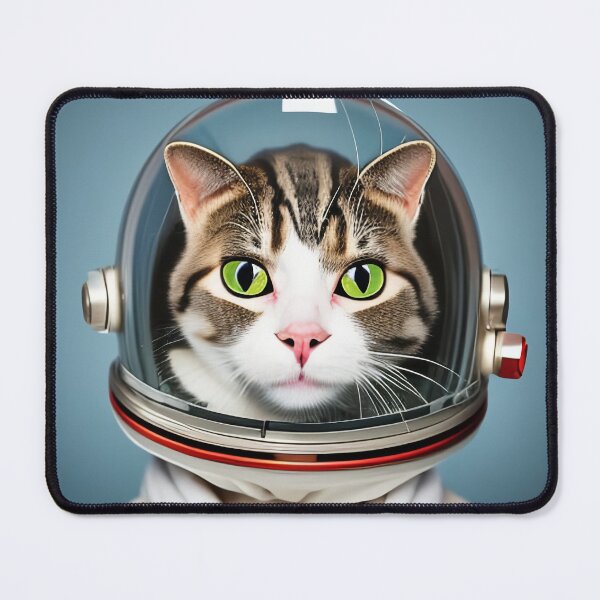 Item preview, Cosmic Cat: Adorable Feline in Space Cap designed and sold by artmangos.