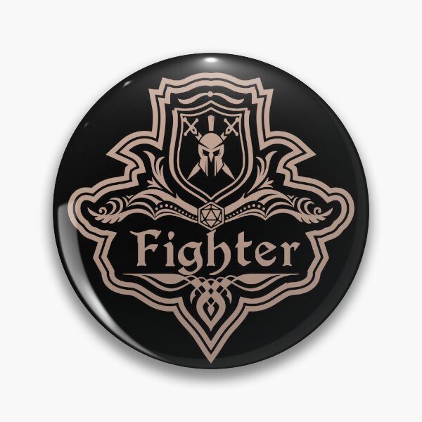 Item preview, D&D Fighter Class 1 Color Emblem designed and sold by sunburstrpg.
