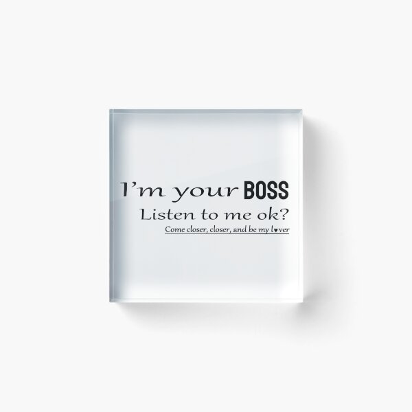 Item preview, I'm your BOSS | BLACK designed and sold by CatiaCosta.