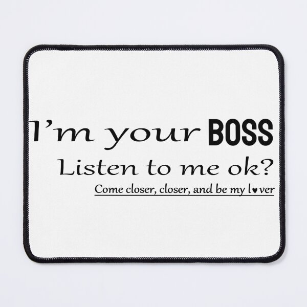 Item preview, I'm your BOSS | BLACK designed and sold by CatiaCosta.
