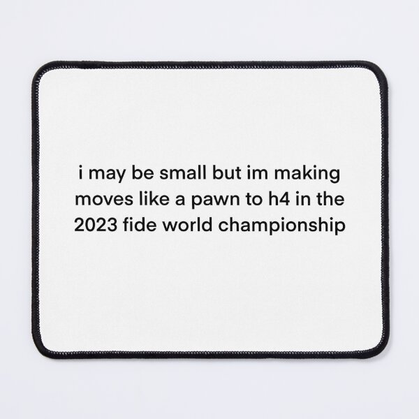 Item preview, 2023 CHESS WORLD CHAMPIONSHIP JOKE designed and sold by eveyting.