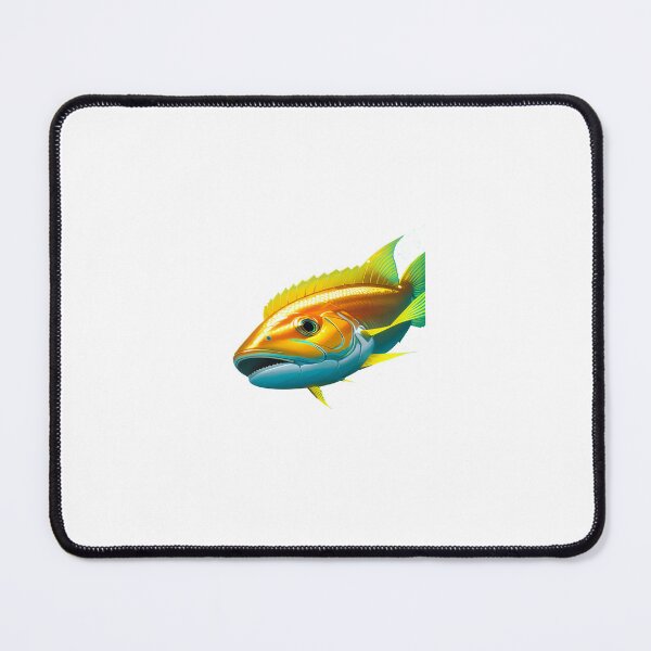 Item preview, Golden Yellow Fish with Green an Blue Markings designed and sold by deniselynnimage.