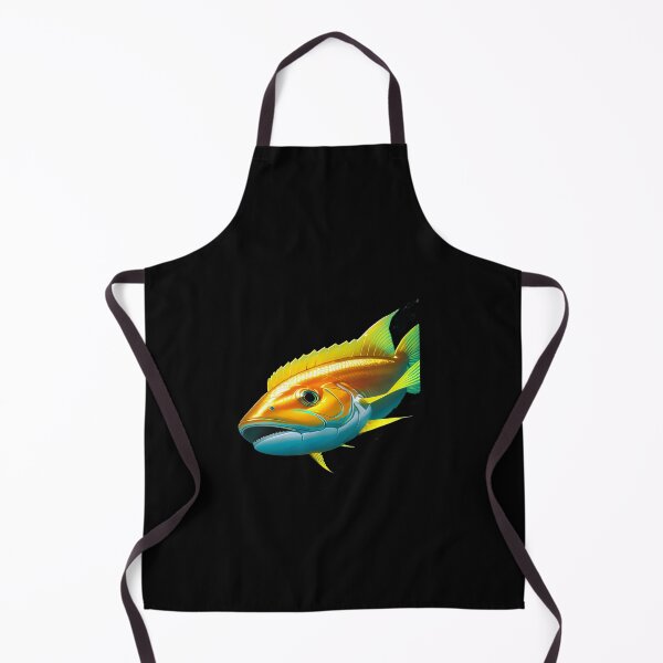 Item preview, Golden Yellow Fish with Green an Blue Markings designed and sold by deniselynnimage.