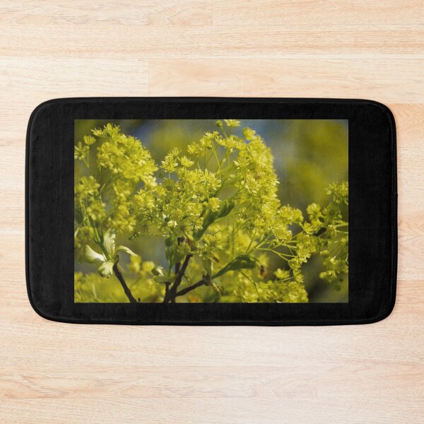 Item preview, Yellow flowers in spring with a black background designed and sold by Binas-gallery.