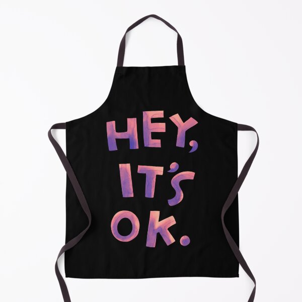 Item preview, Hey, it’s okay. Watercolor doodle quote designed and sold by chandrakbr.