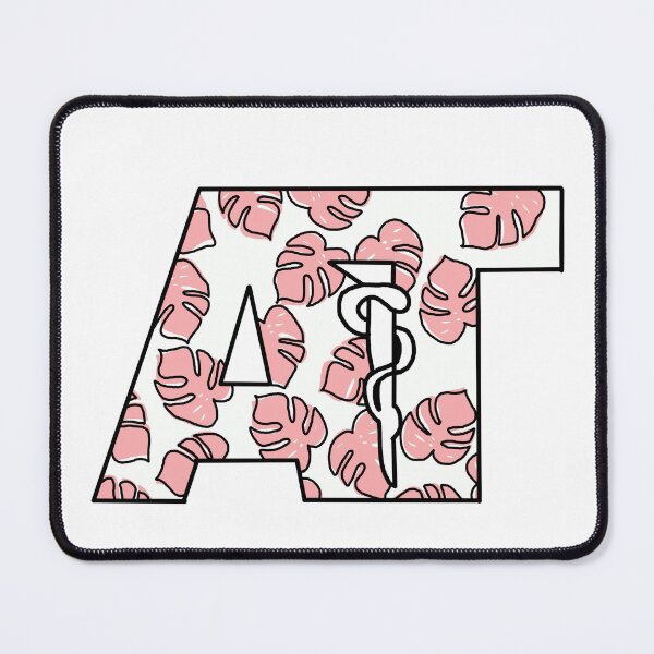 Item preview, Athletic Training Logo Pink Leaves designed and sold by rosiepiscitello.