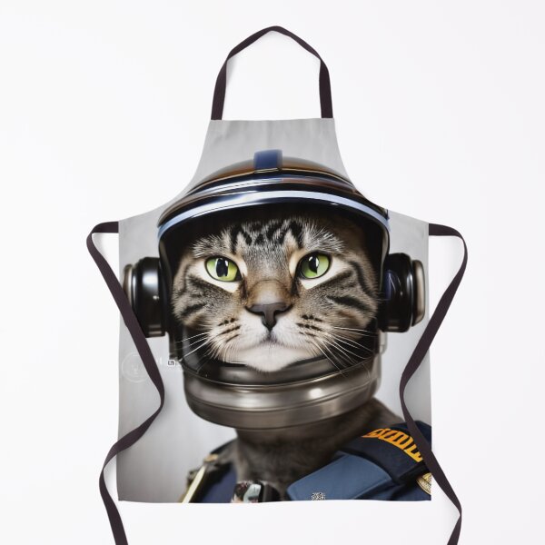 Item preview, Galactic Cat: Cute Feline in Space Gear designed and sold by artmangos.